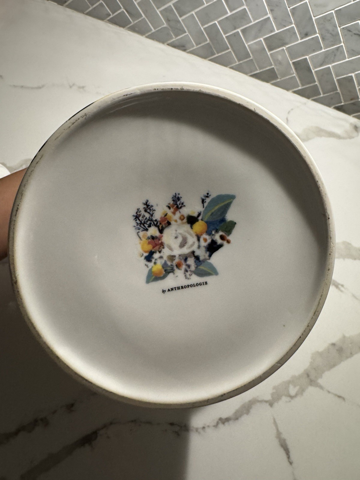 Anthropologie Botanica Teapot Floral Stoneware Afternoon Housewarming Hostess