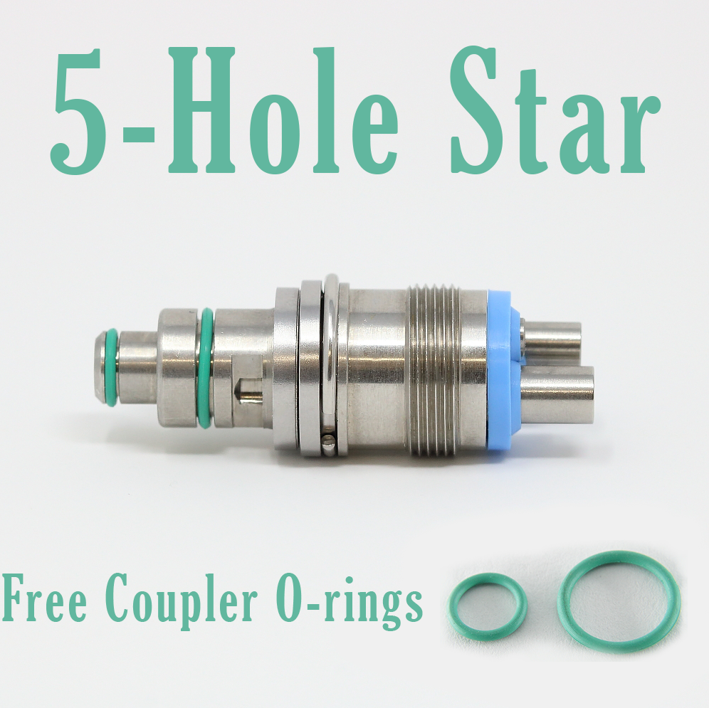 Star 430 SWL 5 Hole Fiber Optic Dental Swivel Coupler USA Stock Quick Ship