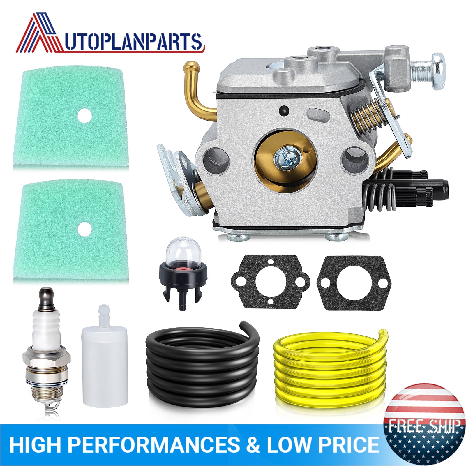 588171156 322L Carburetor for Husqvarna 322C 323C 323L 325L 326C 326L Trimmer