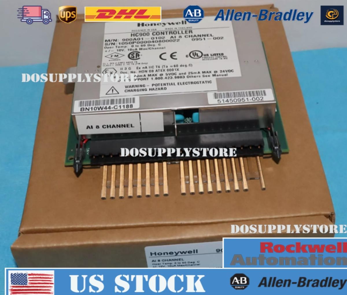 New In Box HONEYWELL 900A01-0102 PLC Controller US Free TAX