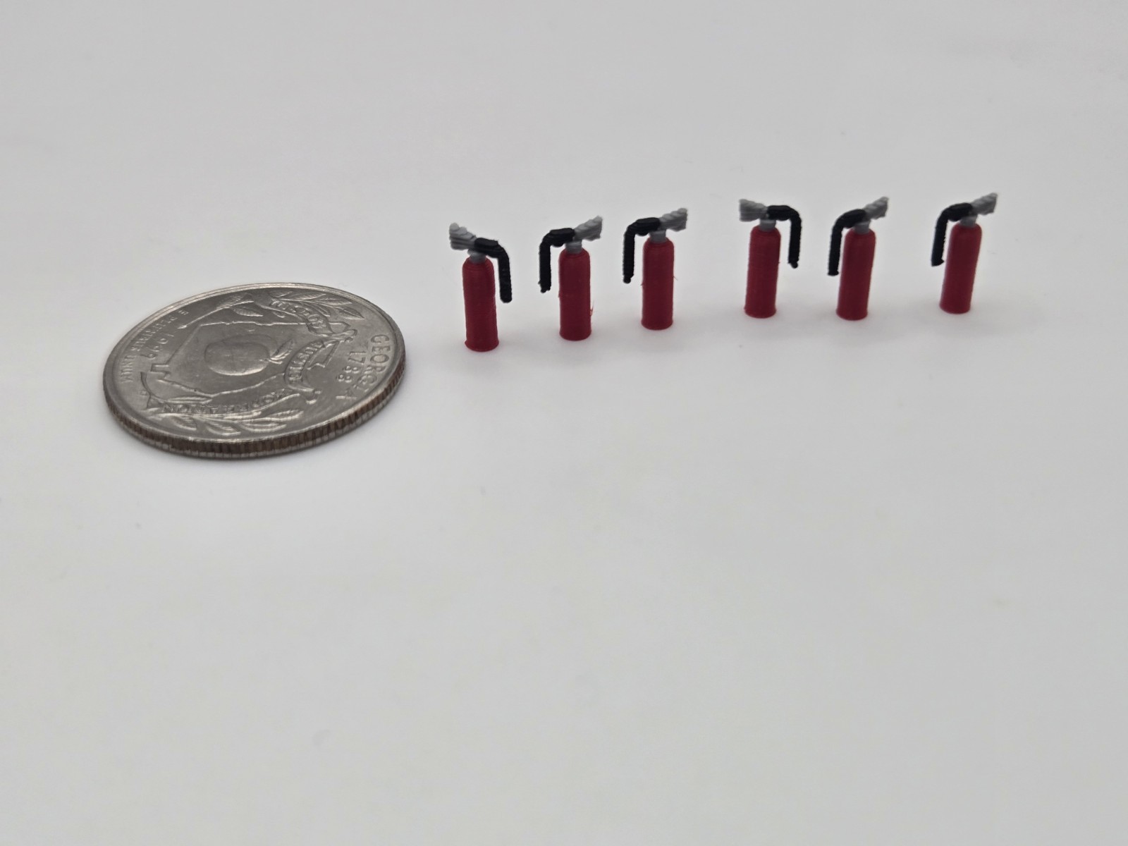 1/64 Scale Fire Extinguisher *6 Pack*
