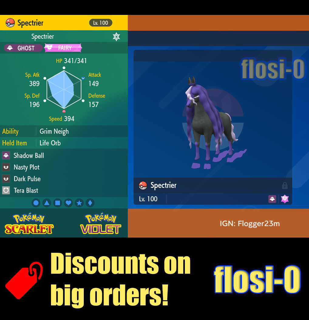 6IV Calyrex Shadow Rider Pokemon Scarlet and Violet