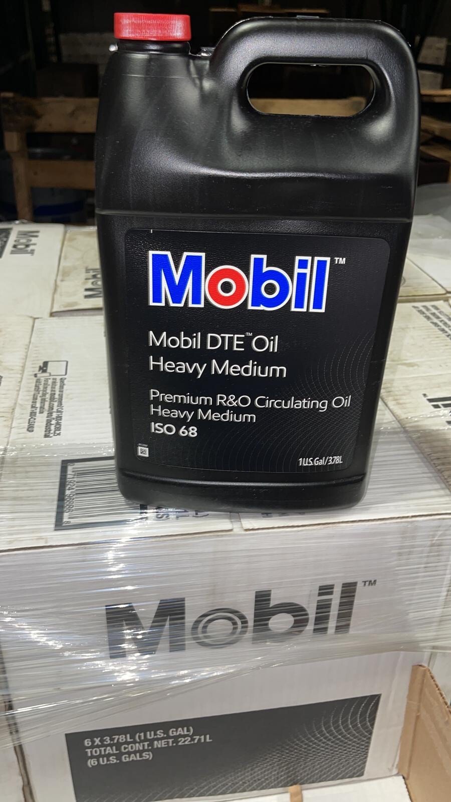 Mobil DTE Heavy Medium Circulating Oil ISO VG 68. Case of 6/ 1 Gallon 100959