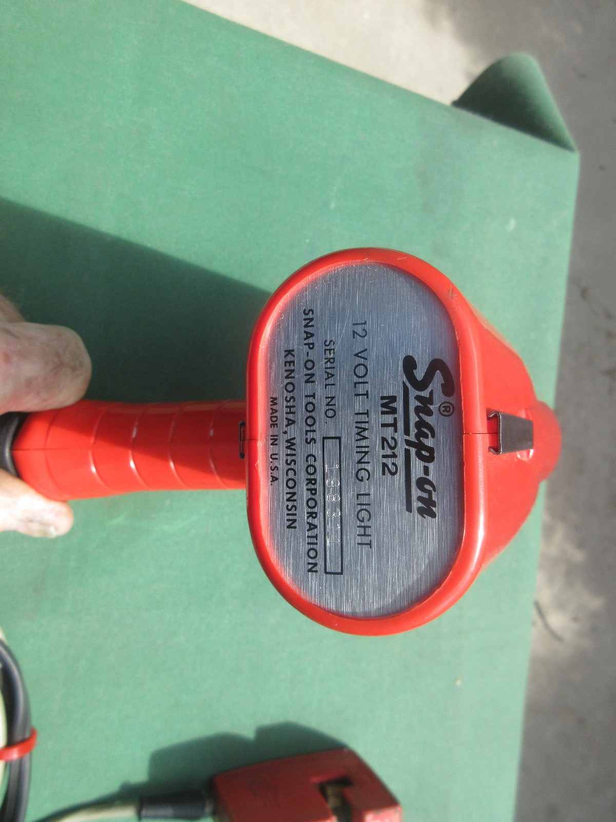 SNAP-ON MT 212 - 12 VOLT TIMING LIGHT TESTED & WORKING " FORD-CHEVY-MOPAR "NICE