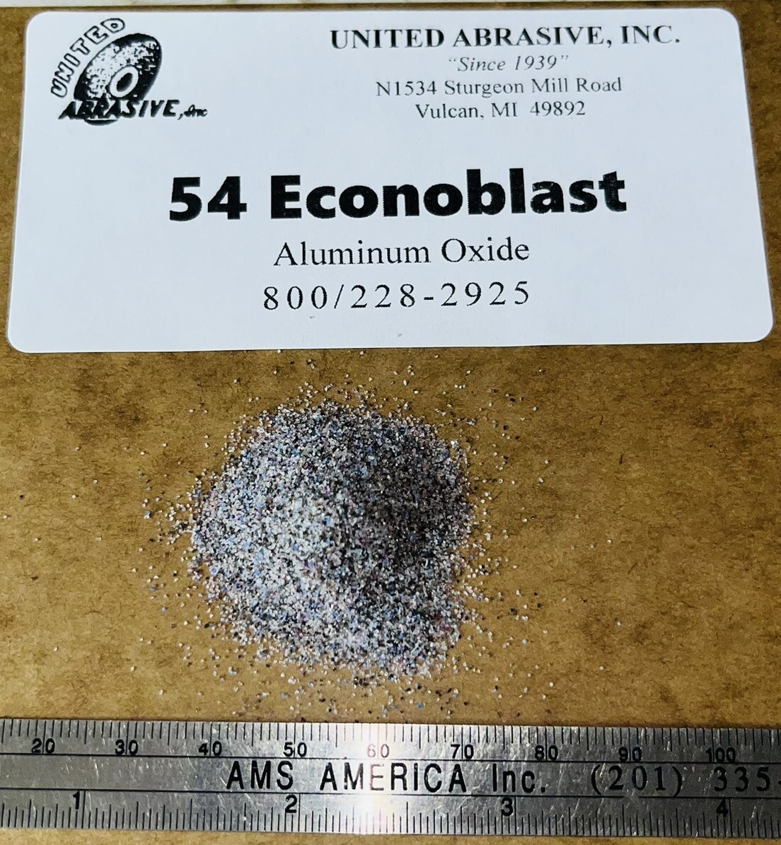 Aluminum Oxide 25 lb Choose size 24 - 240 Grit Mesh Blast Cabinet Abrasive Media