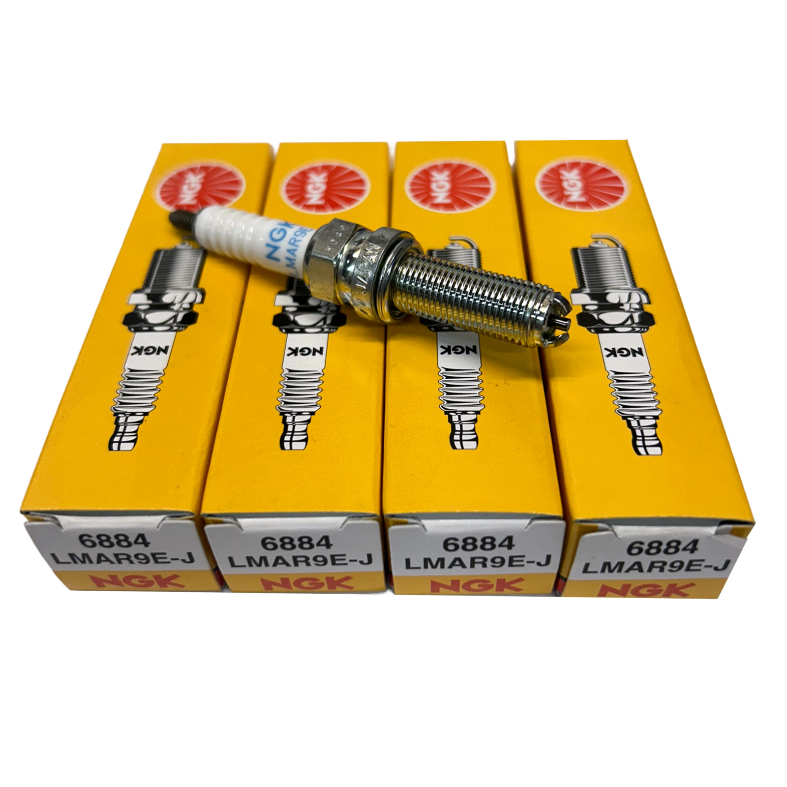 2009-2024 Yamaha YZF R1 Spark Plugs NGK LMAR9E-J MT10 FZ10 4 Pack Set of Four