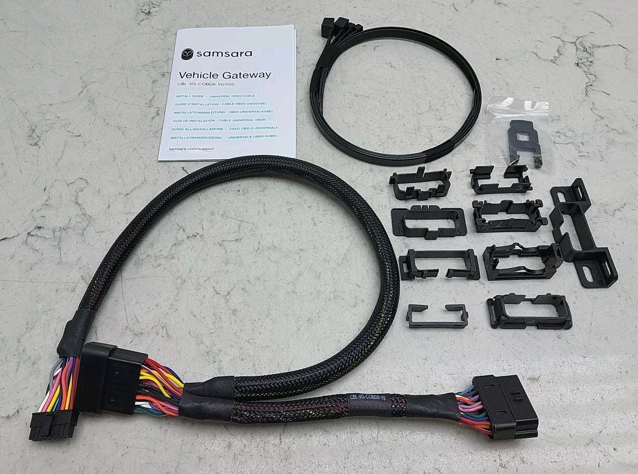 Samsara CBL-VG-COBDII-Y0 Vehicle Gateway Harness for Install VG55 Gateway New