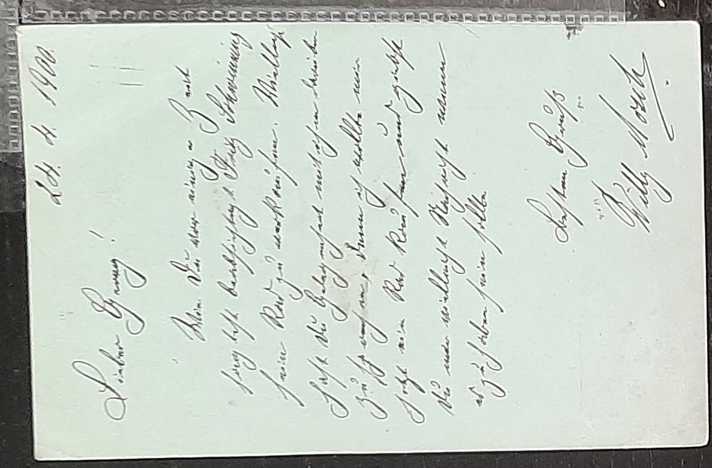 y(GER-860) GERMANY 1900 REICHPOST 2pf postal postcard used (3) different cards