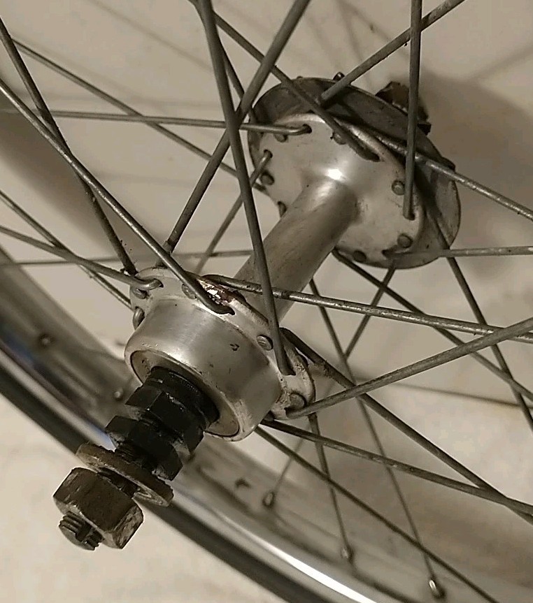 Vintage 1970's Schwinn 28 Spoke 20" Exerciser Bike Wheel