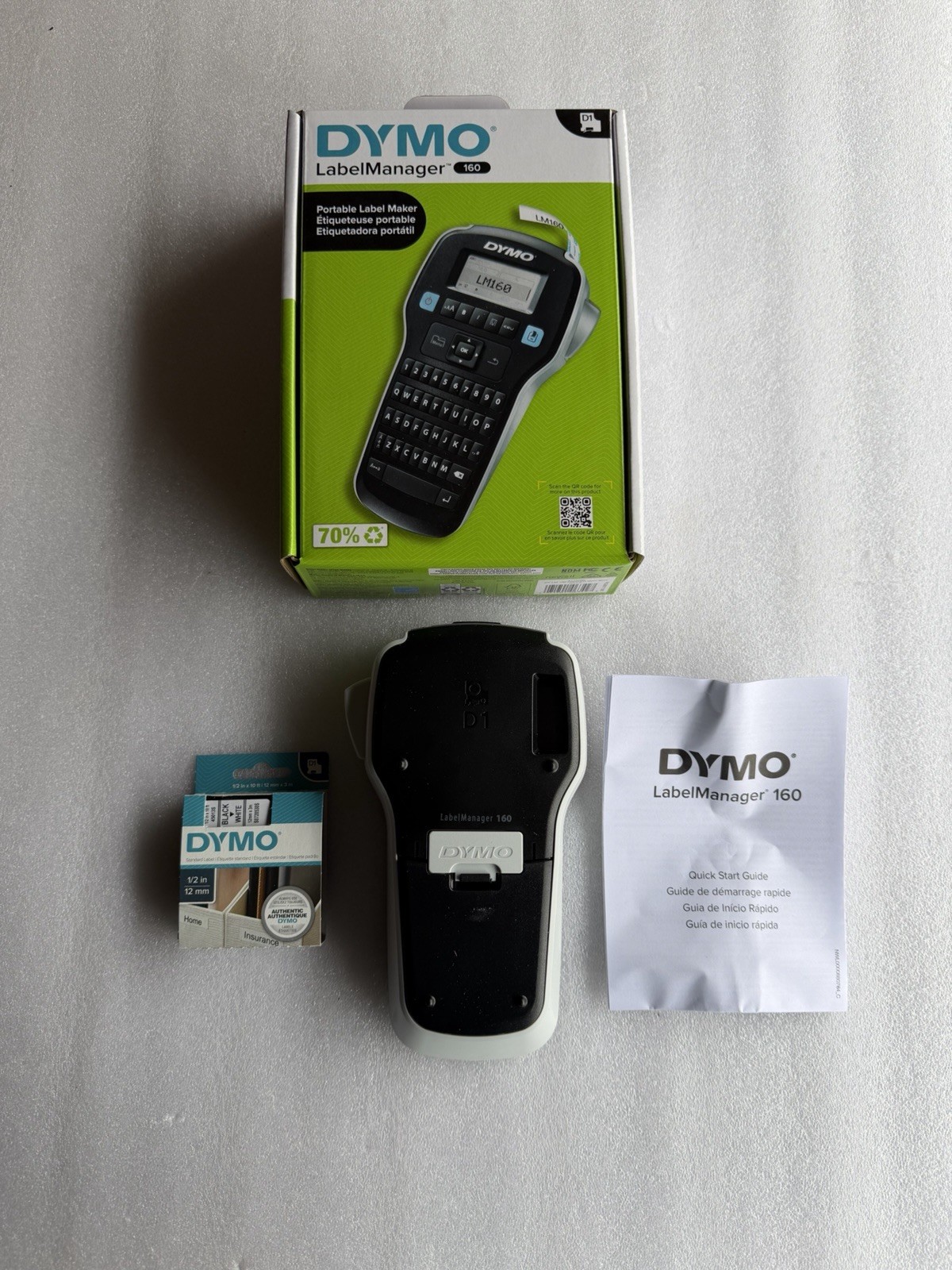 New DYMO LabelManager 160 D1 Label Maker Sealed Box