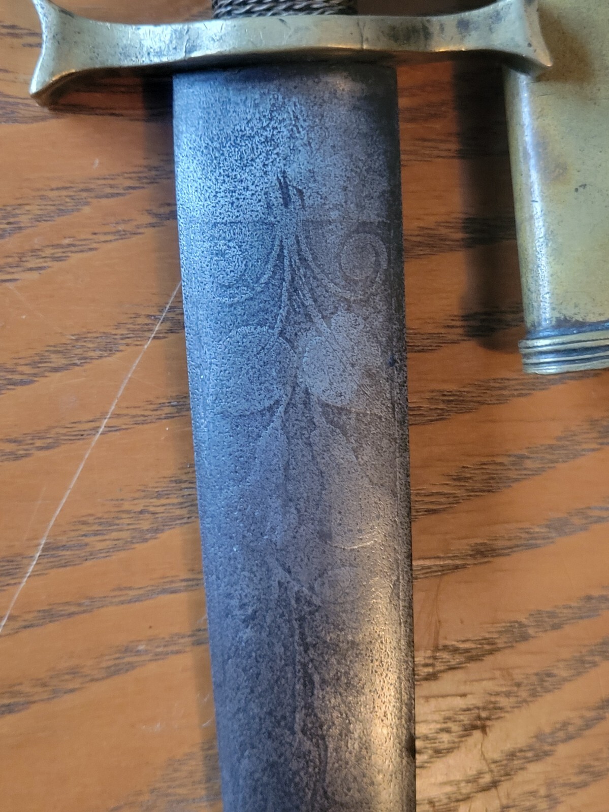 Civil War Officer's Dagger with Sheath Used Free Shipping