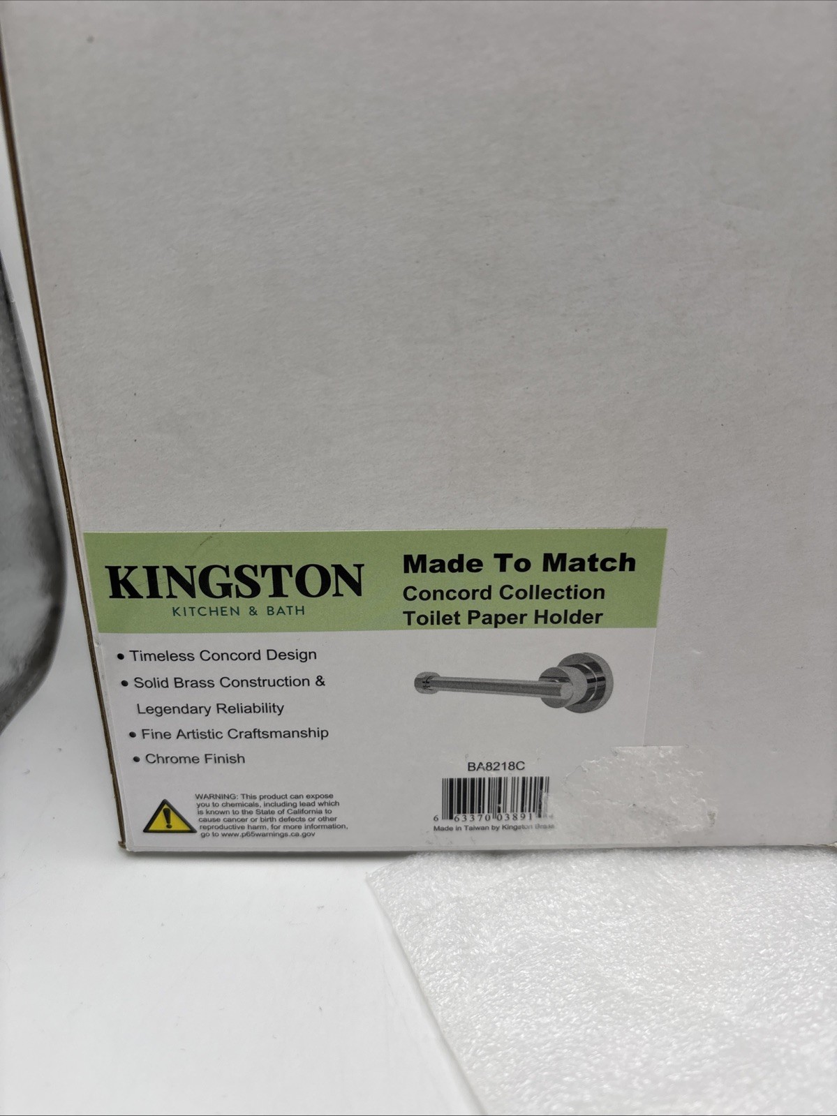 Kingston Brass BA8218C Concord Toilet Paper Holder Chrome Bathroom