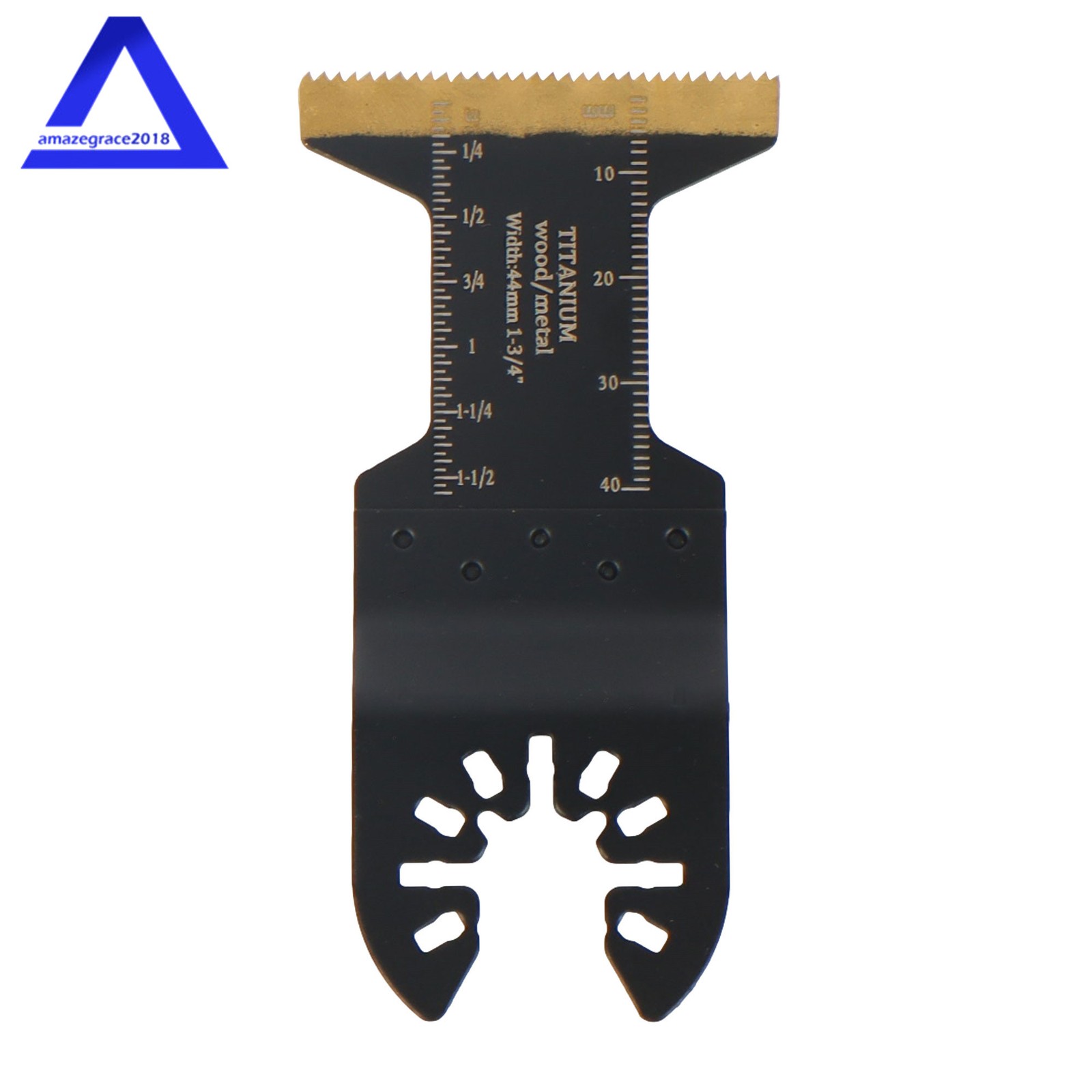 15 PCS Titanium Oscillating Saw Blades Metal Cutting Multitool Blades for Nails