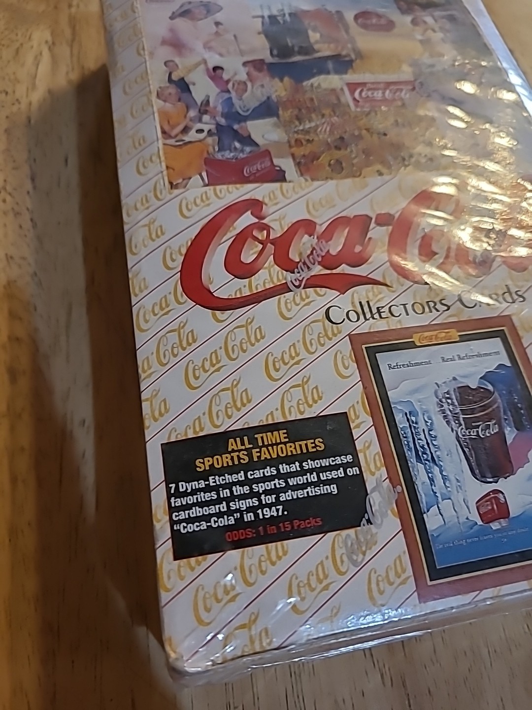 1995 COLLECT A CARD SERIES 4 COCA~COLA FACTORY SEALED