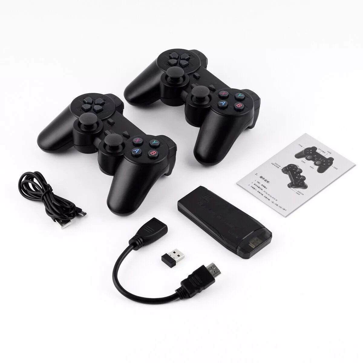 Video Game Console Retro 20000+ Games TV Stick 64G 4K HDMI 2 Wireless Controller