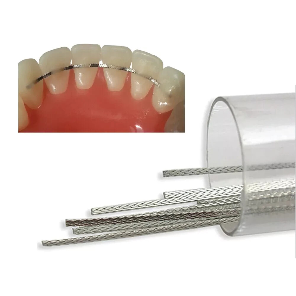 Dead Soft Flat Ortho Lingual Retainer Wire - 60" - Spool/ Roll/ Strips