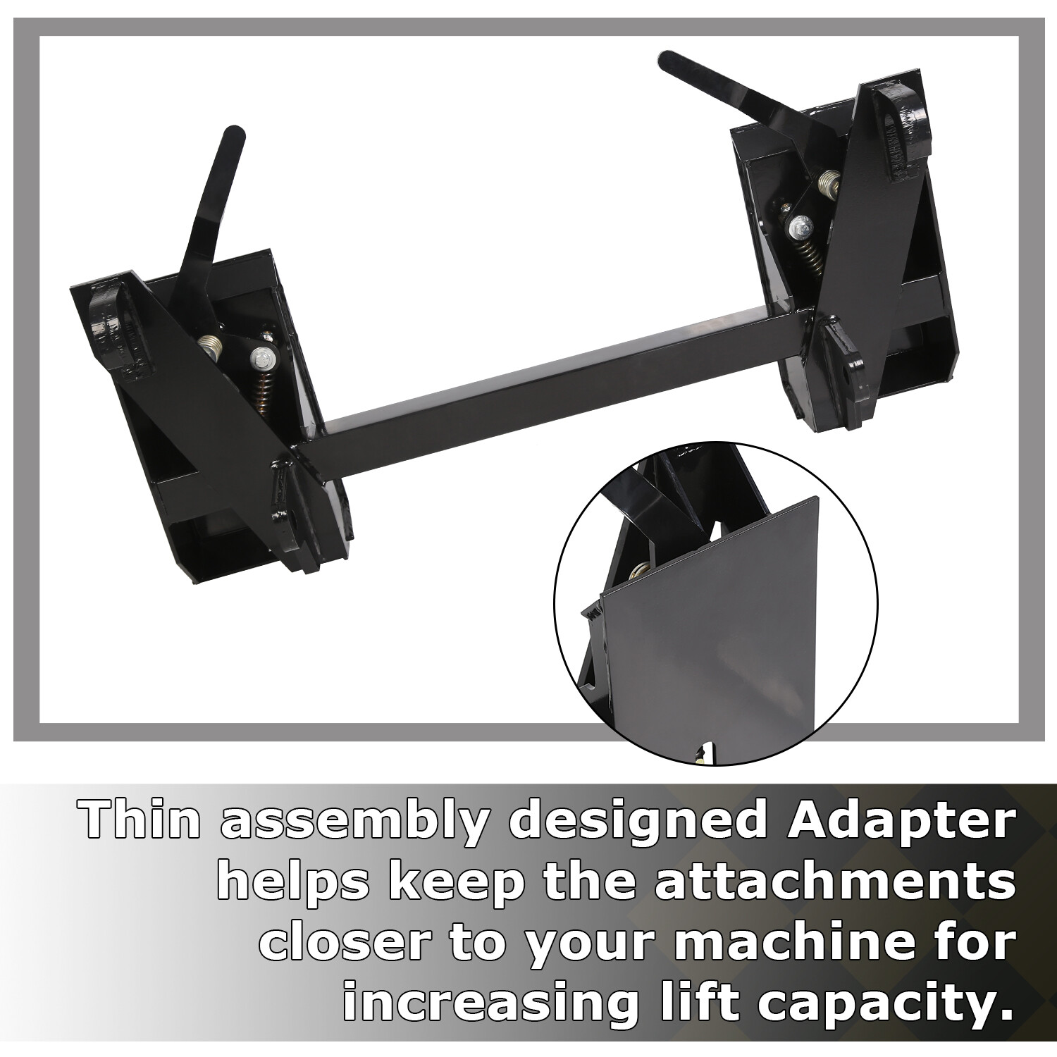 Global John Deere Quick Tach Adapter Latch Box Attachment