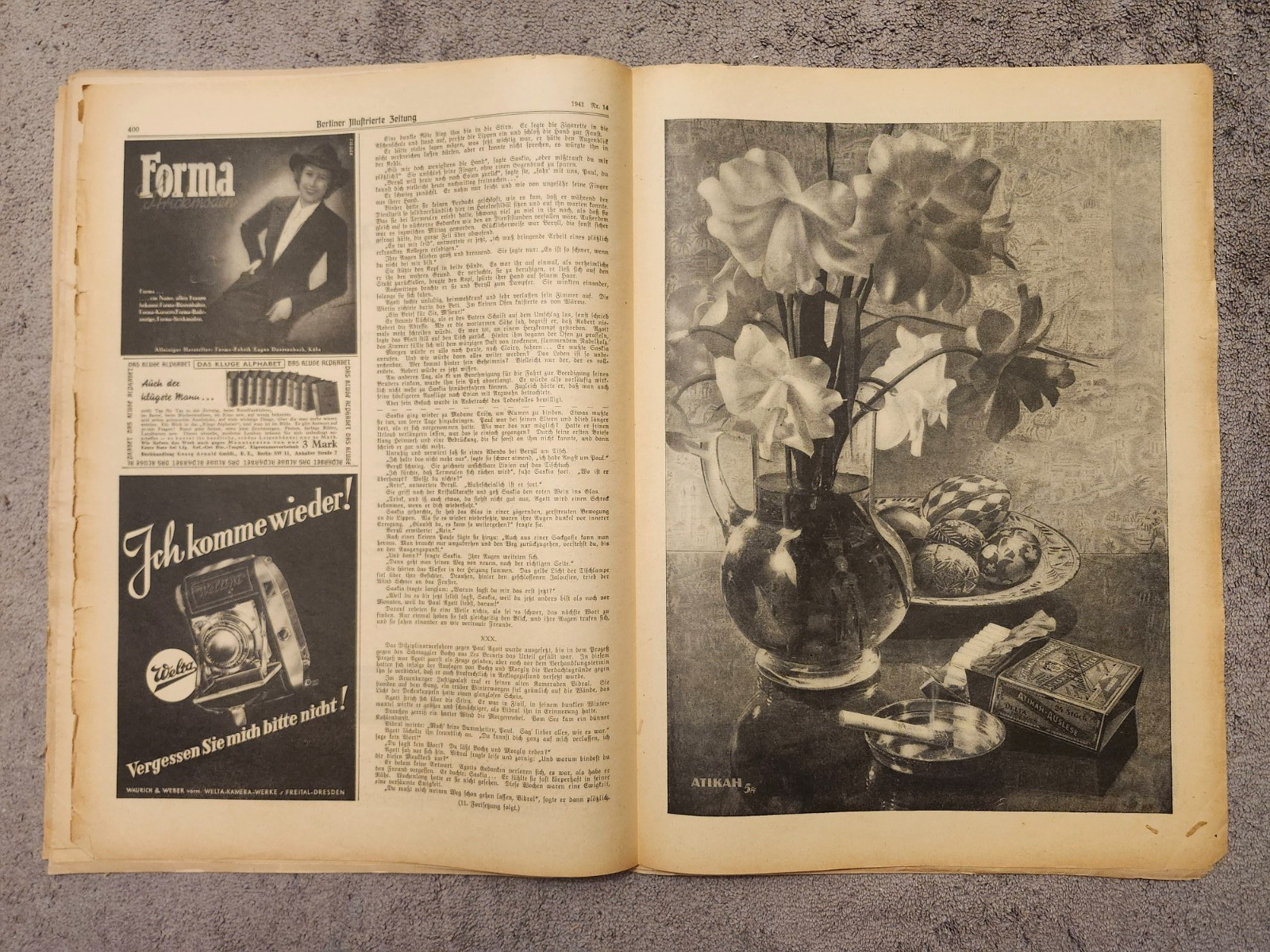 WW2 Germany. Berliner Illustrierte Zeitung" # 14, April 3, 1941