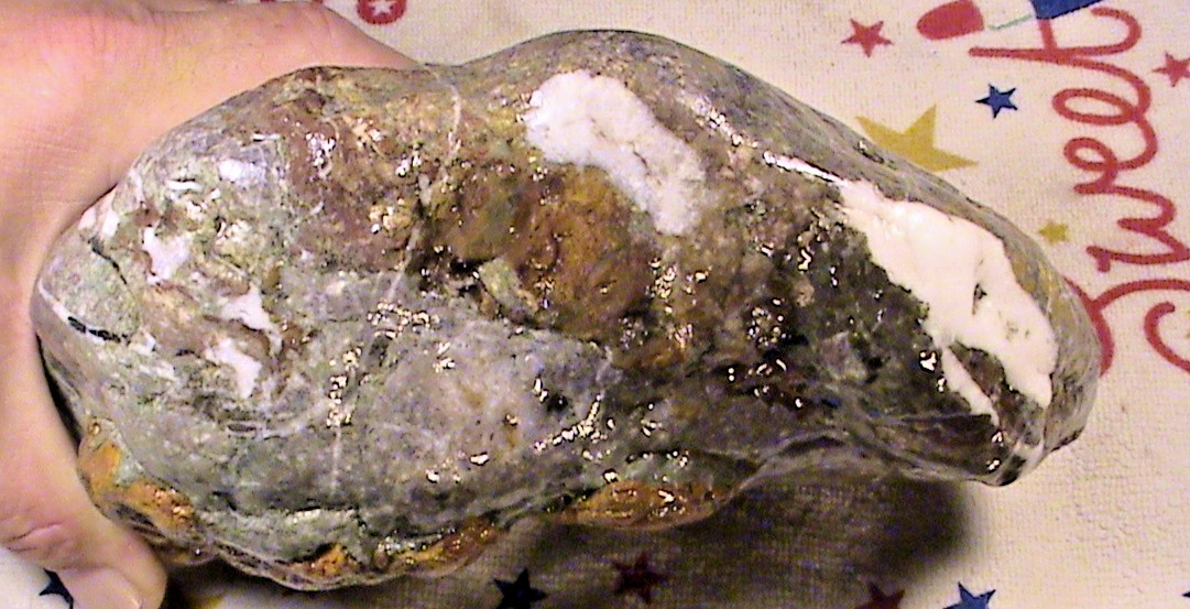 Dendritic Chalcedony Ocean Jasper Agate, Rough Lapidary Rock, 6 LBS, 15 OZ, R261