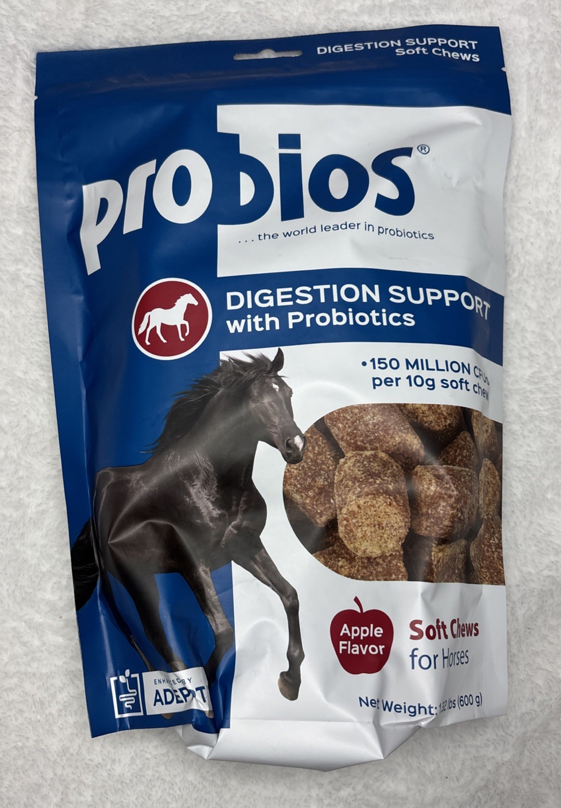Probios Horse Soft Chews 1.32 Lb. Apple Flavor Digestion Support w/probiotics