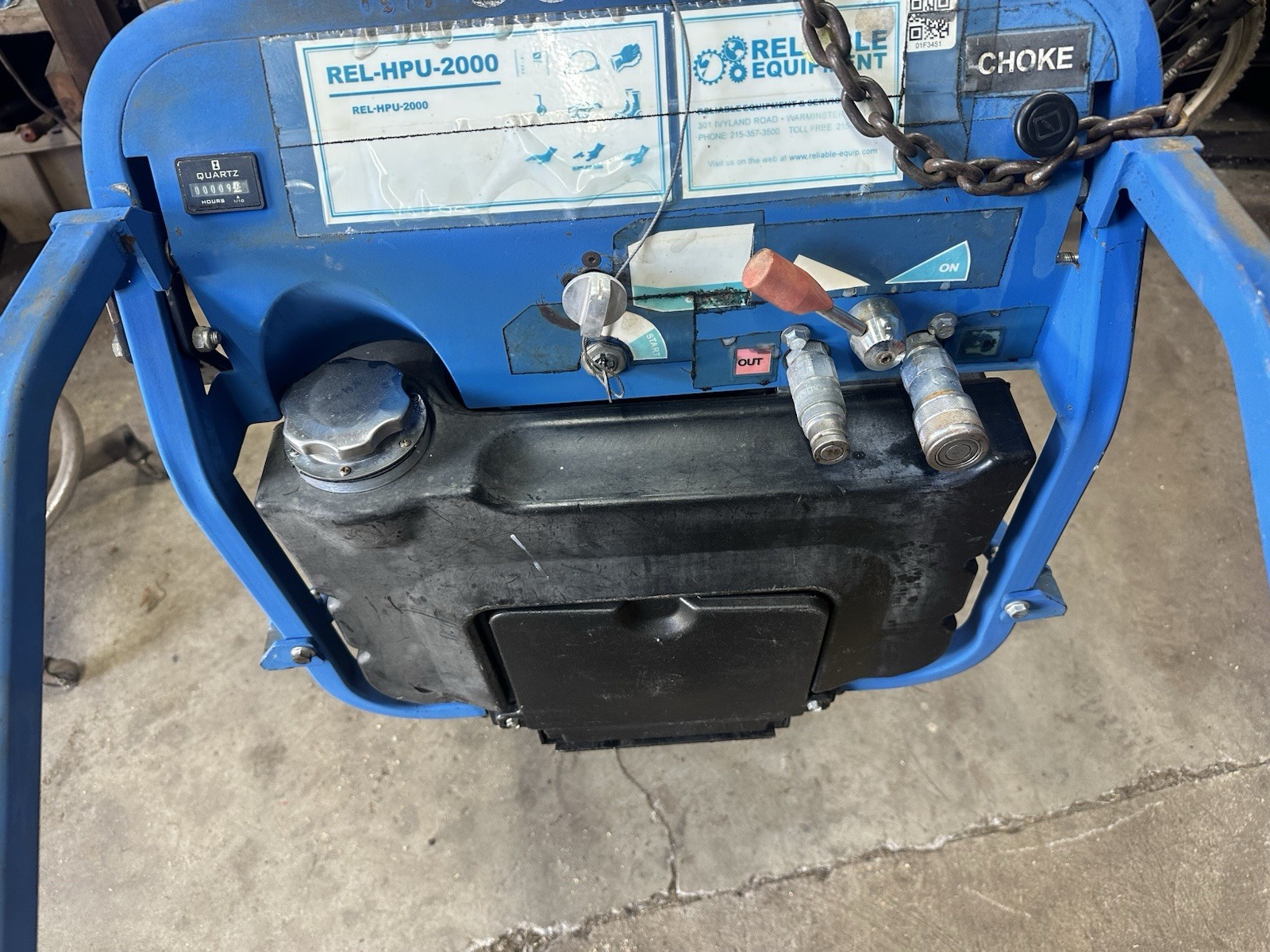 Reliable REL-HPU-2000 hydraulic Power Unit Portable.