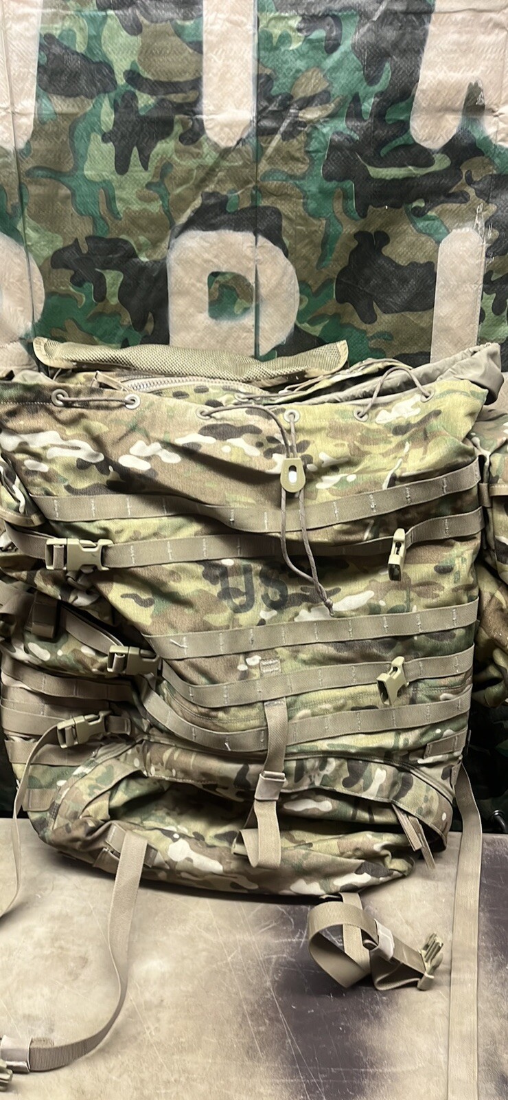 USGI Issued Molle II Large Rucksack Multicam OCP Still Crispy VGC