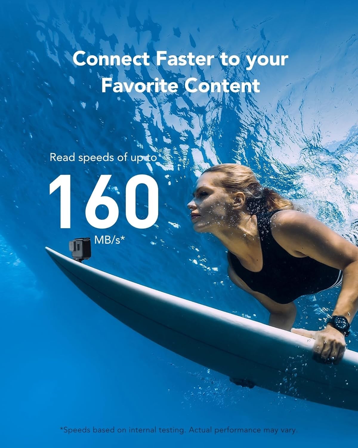 Lexar 512GB Blue Micro SD Card Up to 160MB/s, microSDXC UHS-I Memory Card 512GB