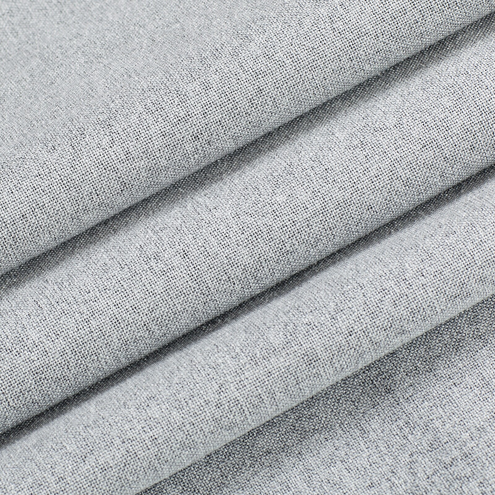 Set of Two (2) 100% Blackout Curtains Extra Wide 110 Inches - All Length - Gray