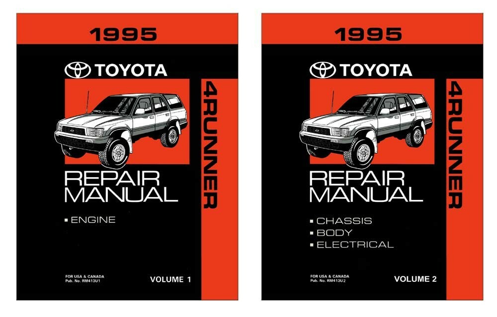 1995 Toyota 4-Runner Factory Shop Service Manual