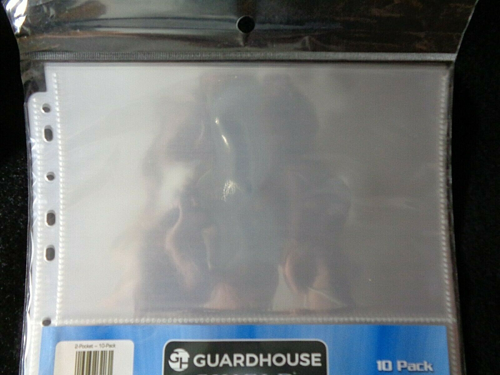 1 Pack of 10- 2 Pocket 8x5 Vinyl Note Book Pages. For Graded Currency,