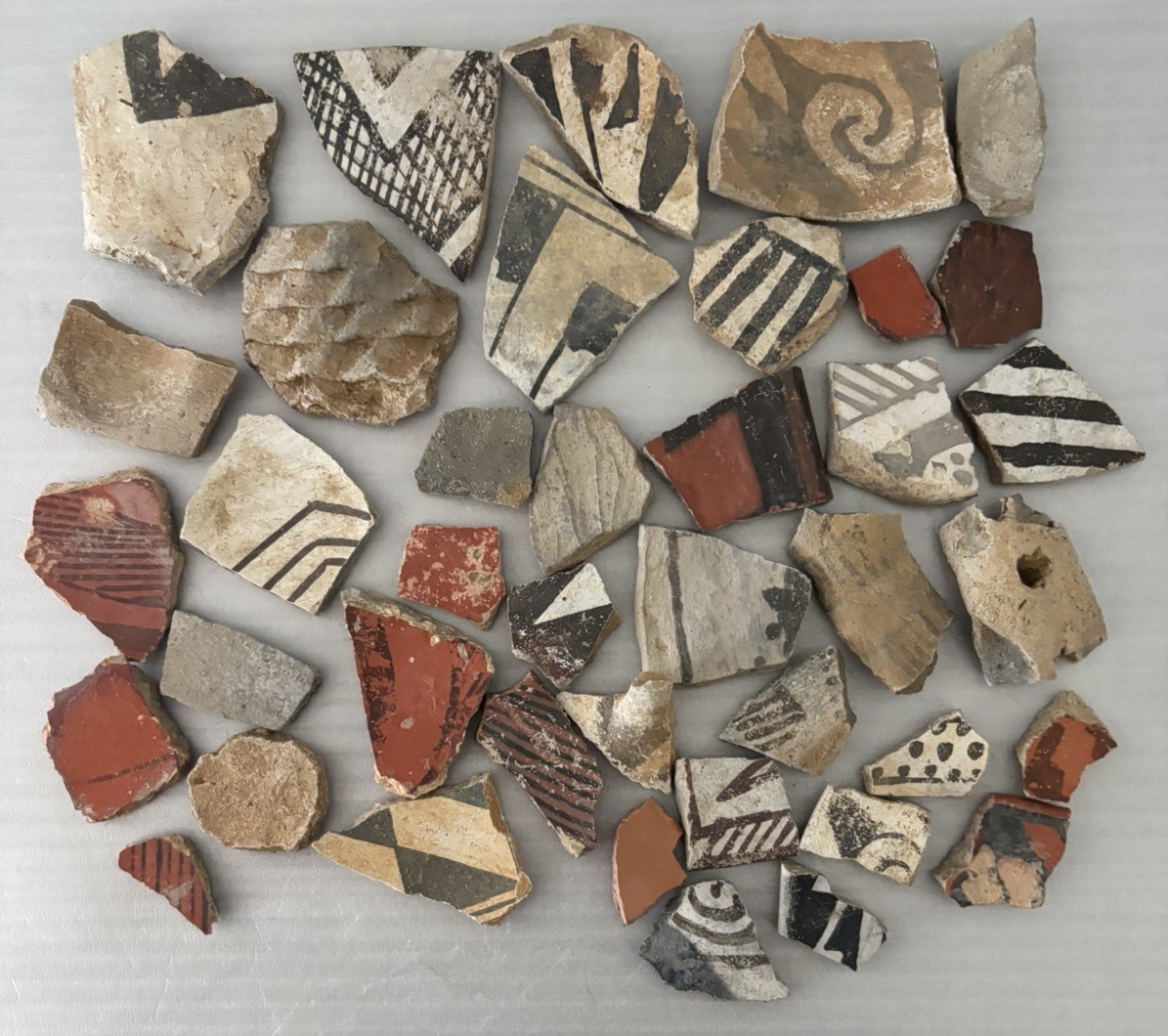 Ancient Anasazi Native American Pottery Shards Arizona L10-F FREE SHIP