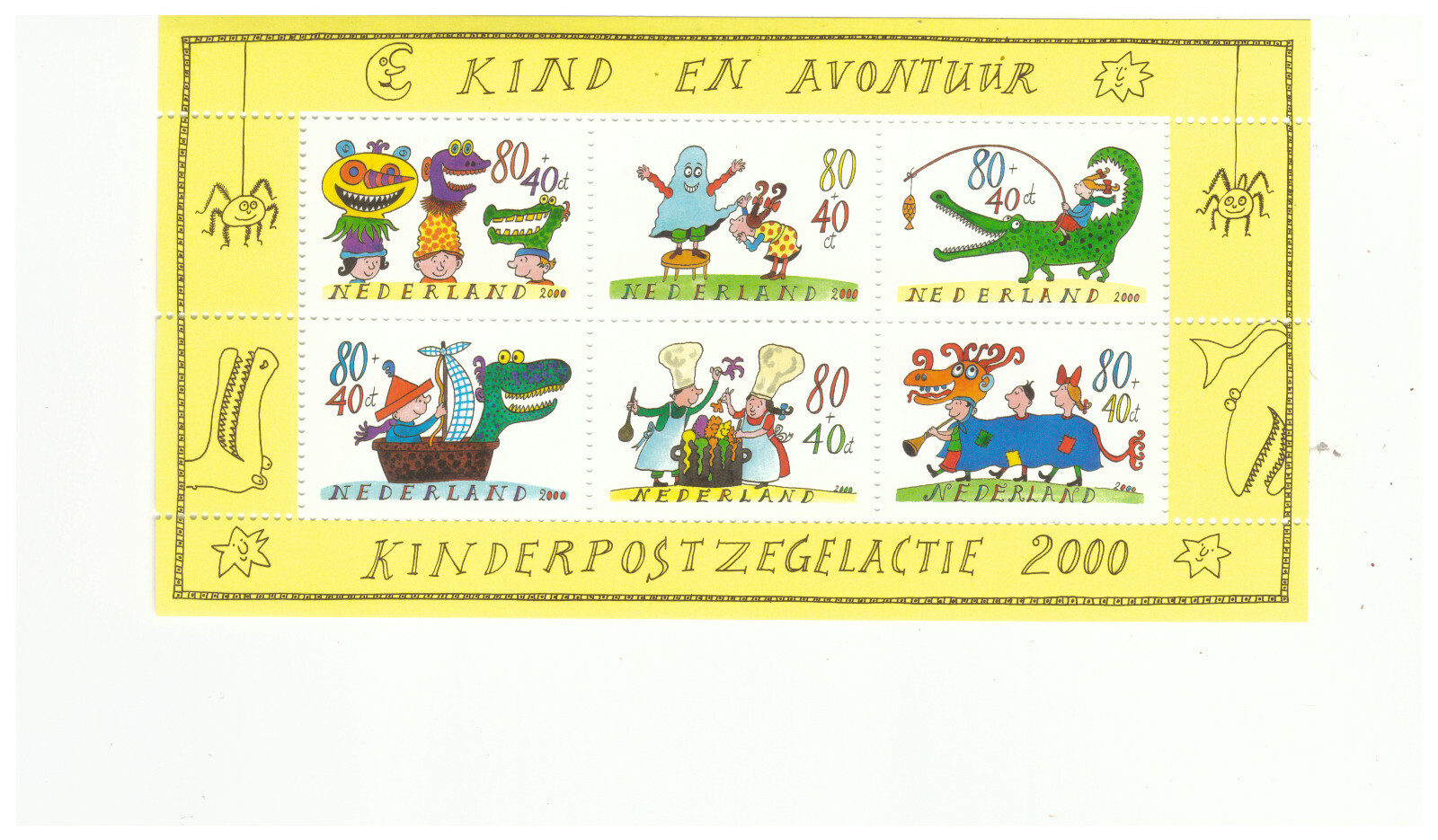 NETHERLANDS SC.B720 2000 CHILD WELFARE MNH S/S BK2