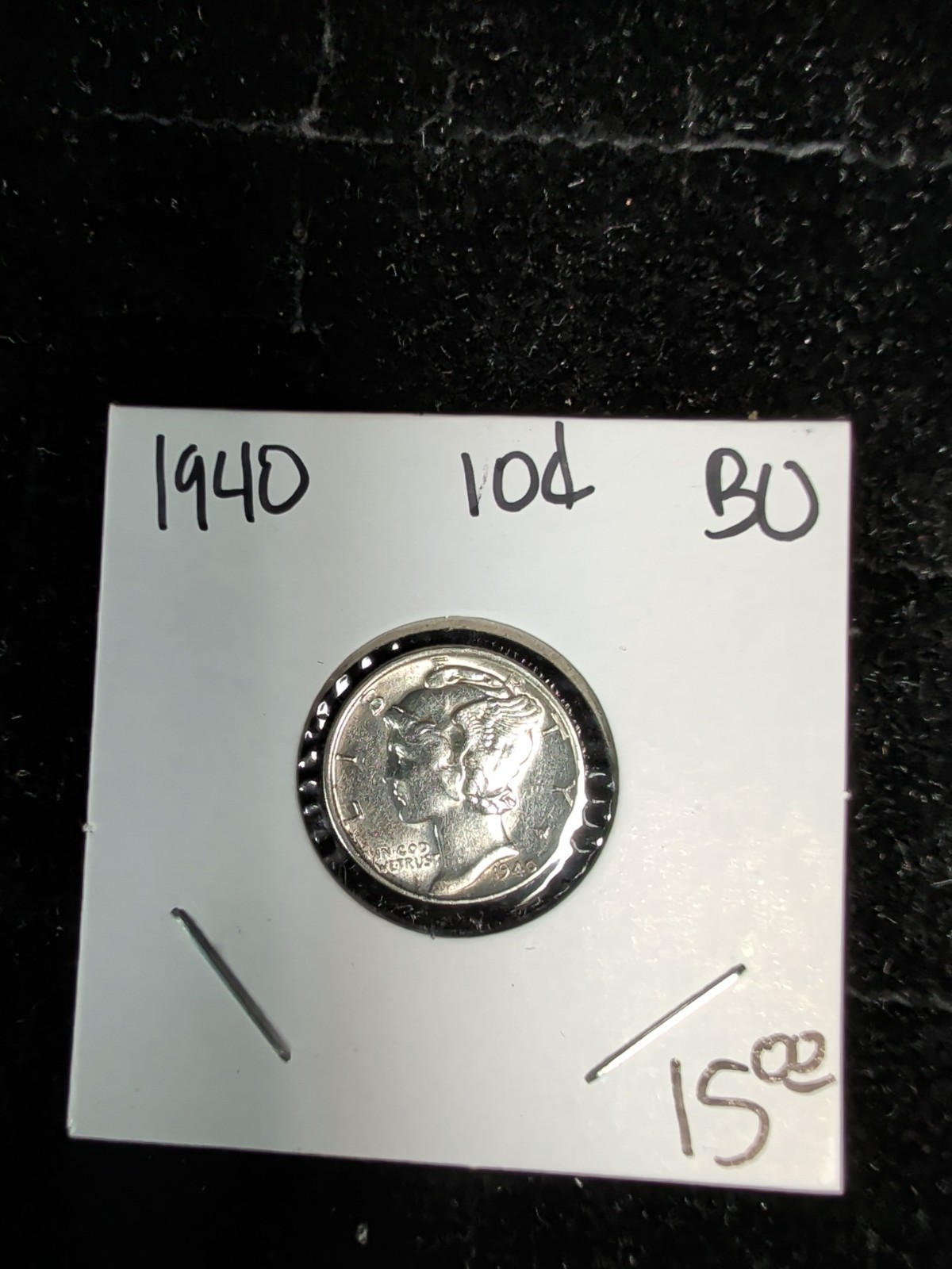 1940 10C Mercury Dime Uncirculated