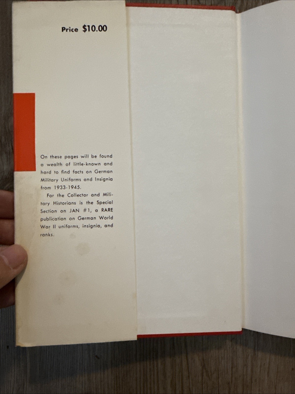 German Military Uniforms and Insignia 1933-1945 Reference Book 1967 Vintage HB