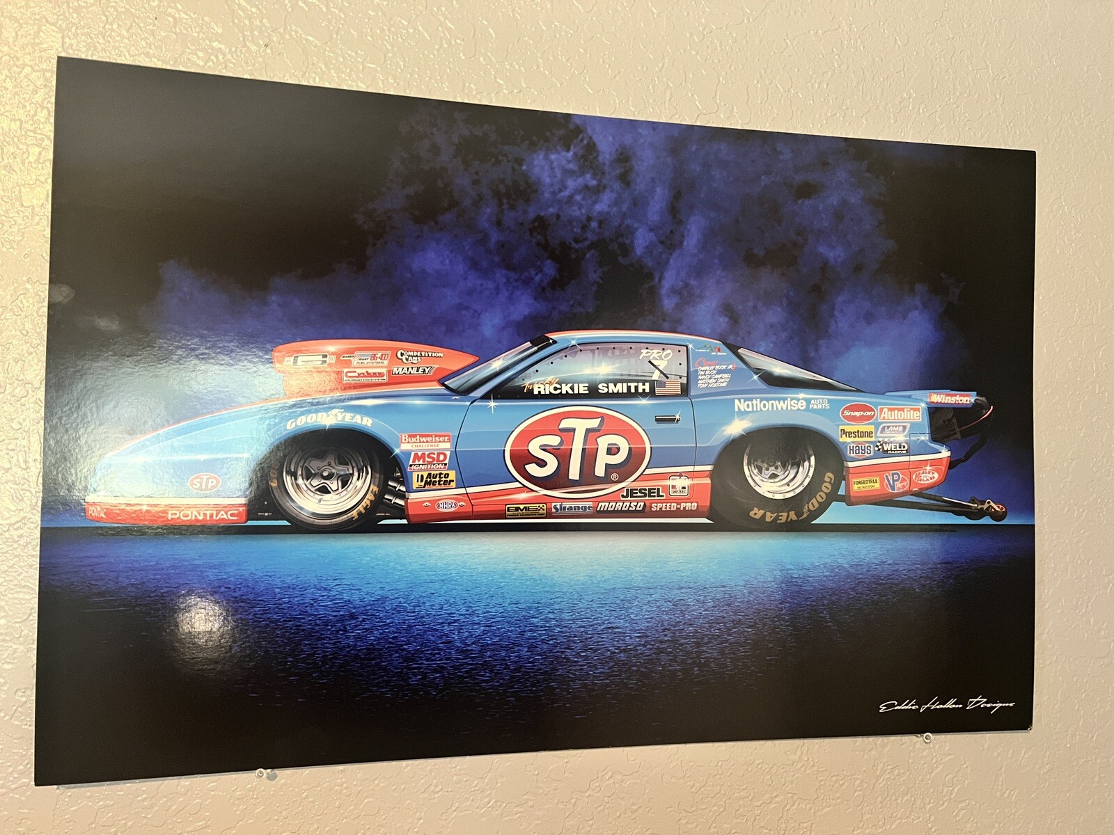 Reher Morrison Shepherd 1980 Pro Stock Camaro 28X18" Poster FC068