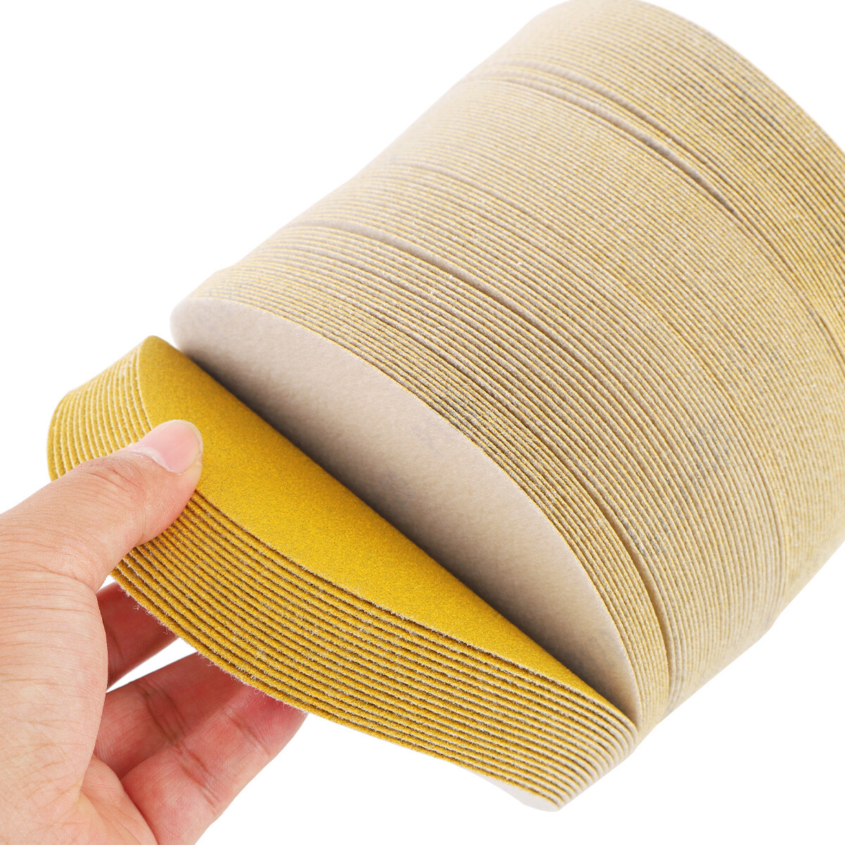 6" Inch 60-800 Grit 100-PACK DA Sanding Disc PSA Sandpaper