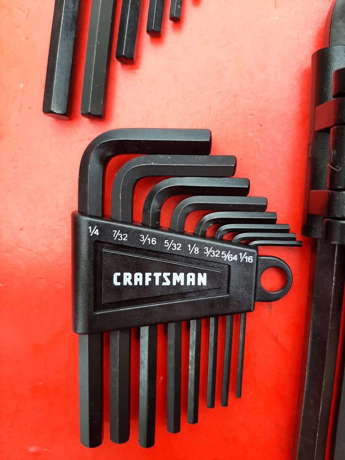 NEW CRAFTSMAN TOOLS 44 Piece SAE & METRIC MM Allen / Hex Key Wrench Set