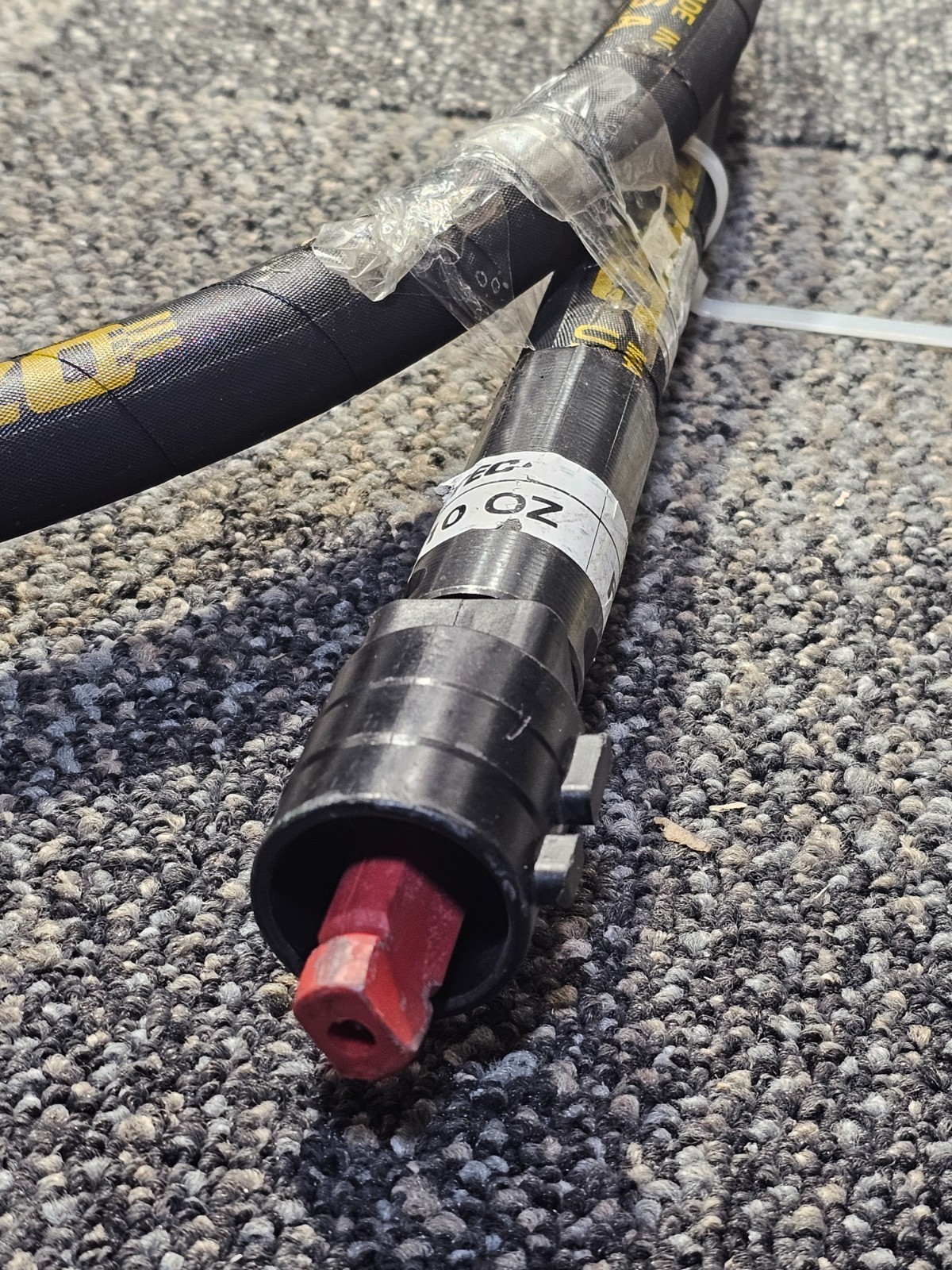 Oztec FS 10 OZ Concrete Vibrator 8' Flexible Shaft Assembly