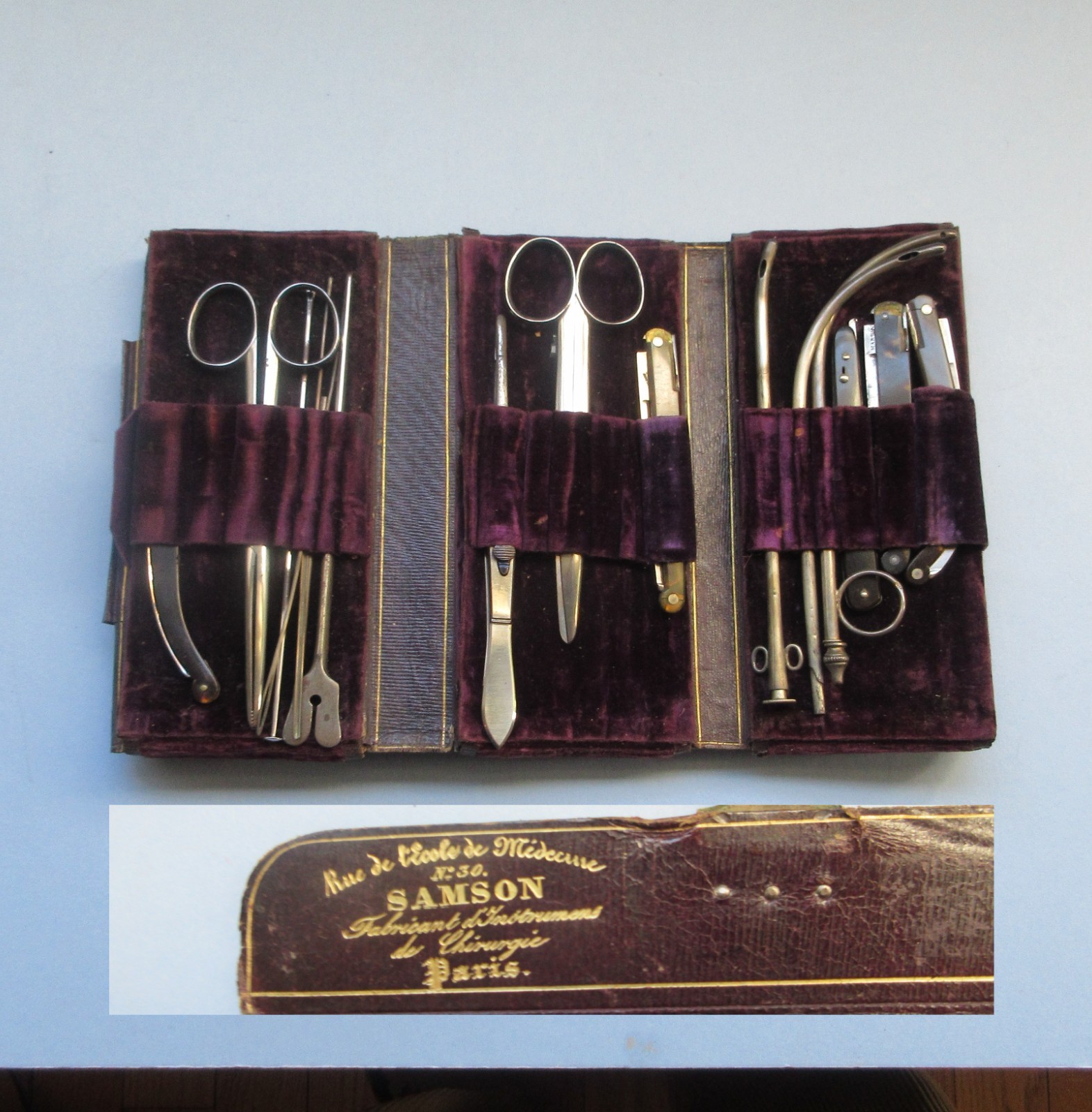 C1850 French Pocket Surgical Set