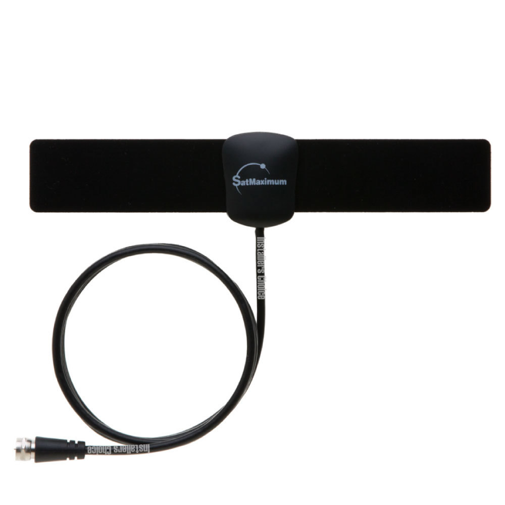 Indoor TV Antenna Digital HDTV VHF UHF FM Flat 25 Miles Range