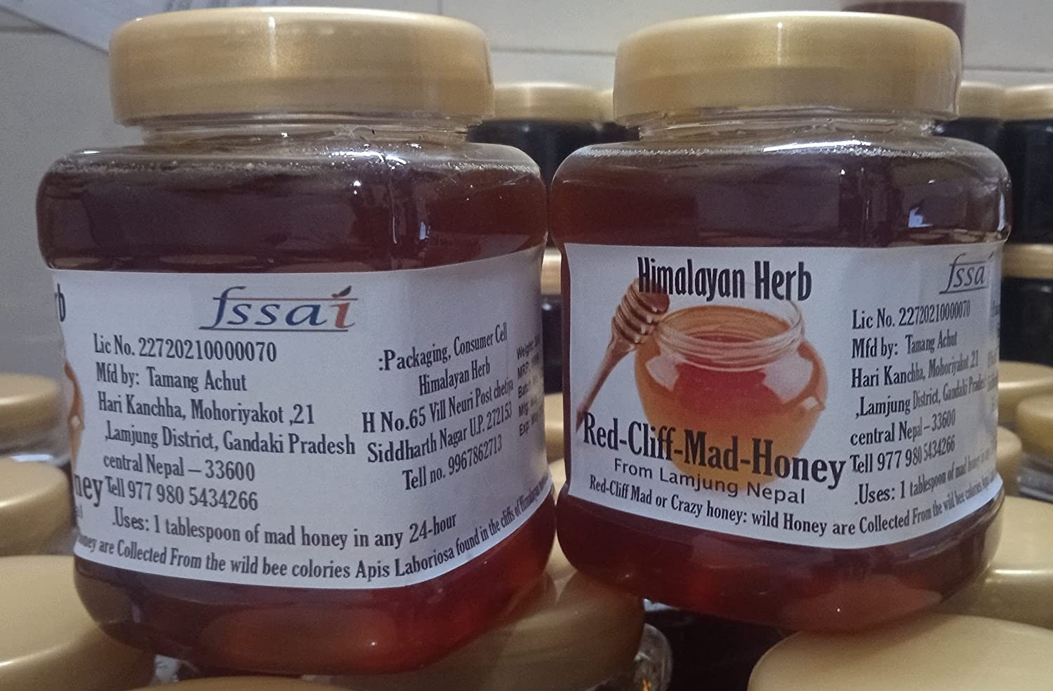 Wild Himalayan Honey Red Honey Nepal Honey 300 Gram From Lumjang Nepal Honey