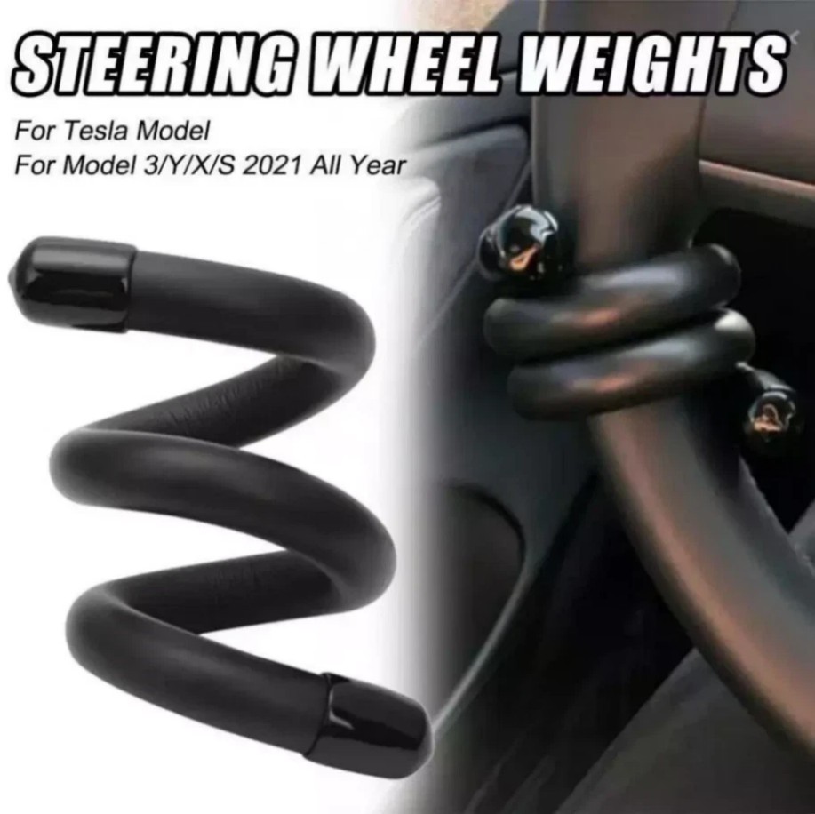 Steering Wheel Booster Weight Autopilot Counterweight Ring for Model 3/Y/S &