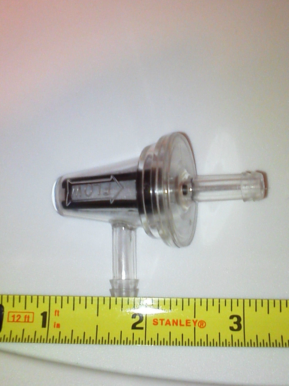 Fit KAWASAKI Motorcycle ATV 1/4 Clear Right Angle Inline Gas Fuel Filter 6mm 7mm