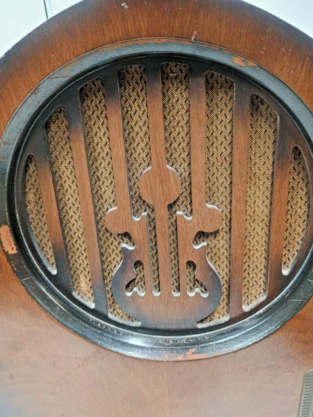 Echophone Cathedral Tube Radio Works, Nice