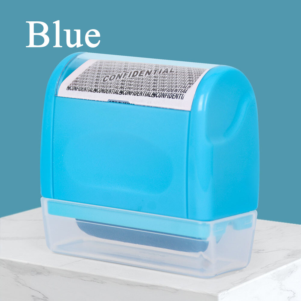 Identity ID Theft Protection Roller Stamp Guard Privacy Confidential Data Secure