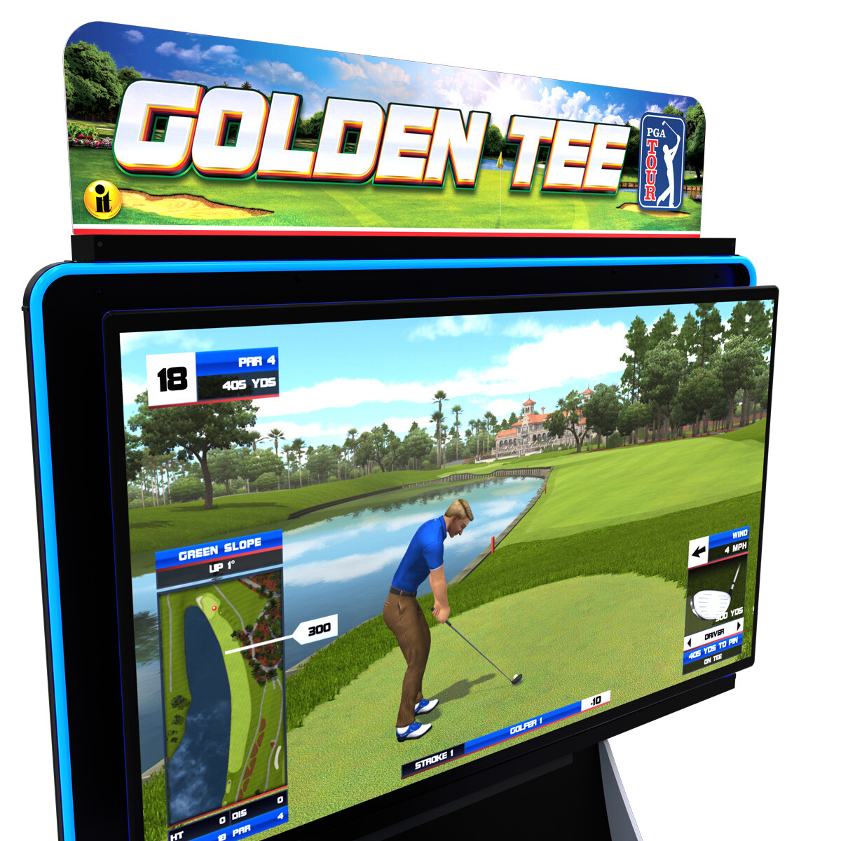 Golden Tee Golf Game - PGA TOUR Clubhouse Deluxe Edition - 2024