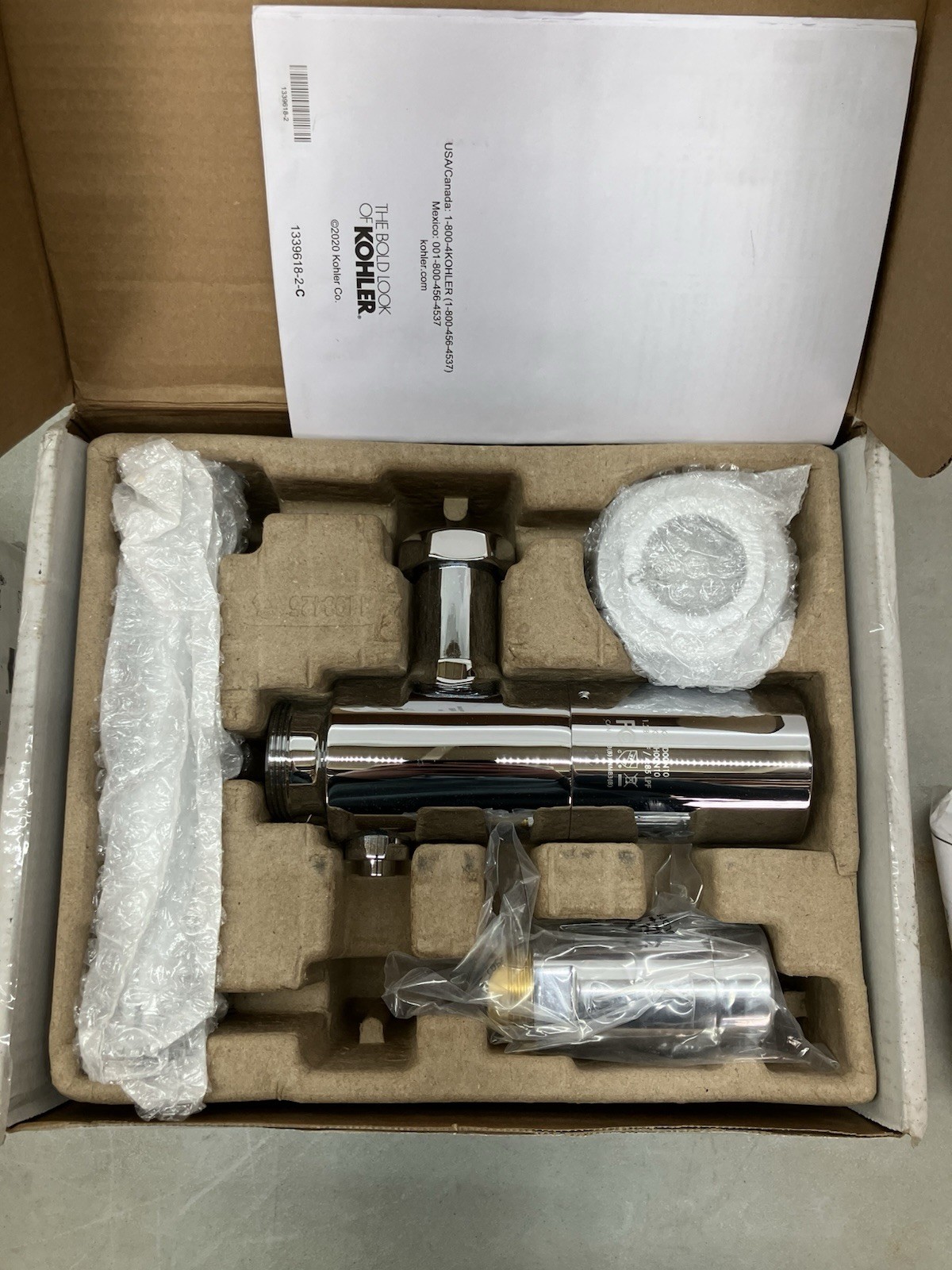 Kohler K-10TD00N10-CP Mach Tripoint Touchless Toilet Flushometer