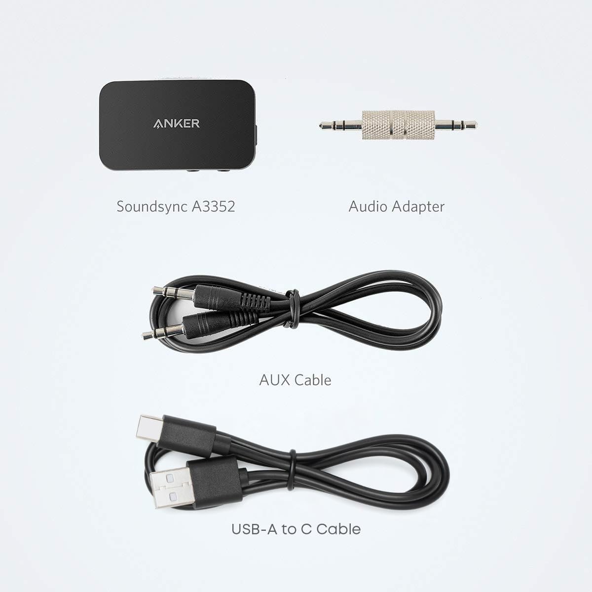 Anker Soundsync A3352 Bluetooth Receiver for Music Streaming with Bluetooth 5.0