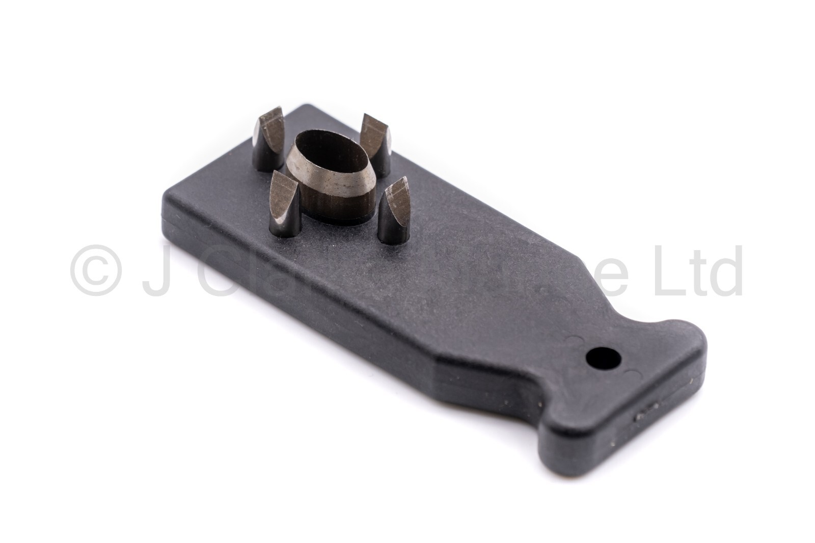 Turn button / common sense fastener hole punch cutting tool by J Clarke Marine