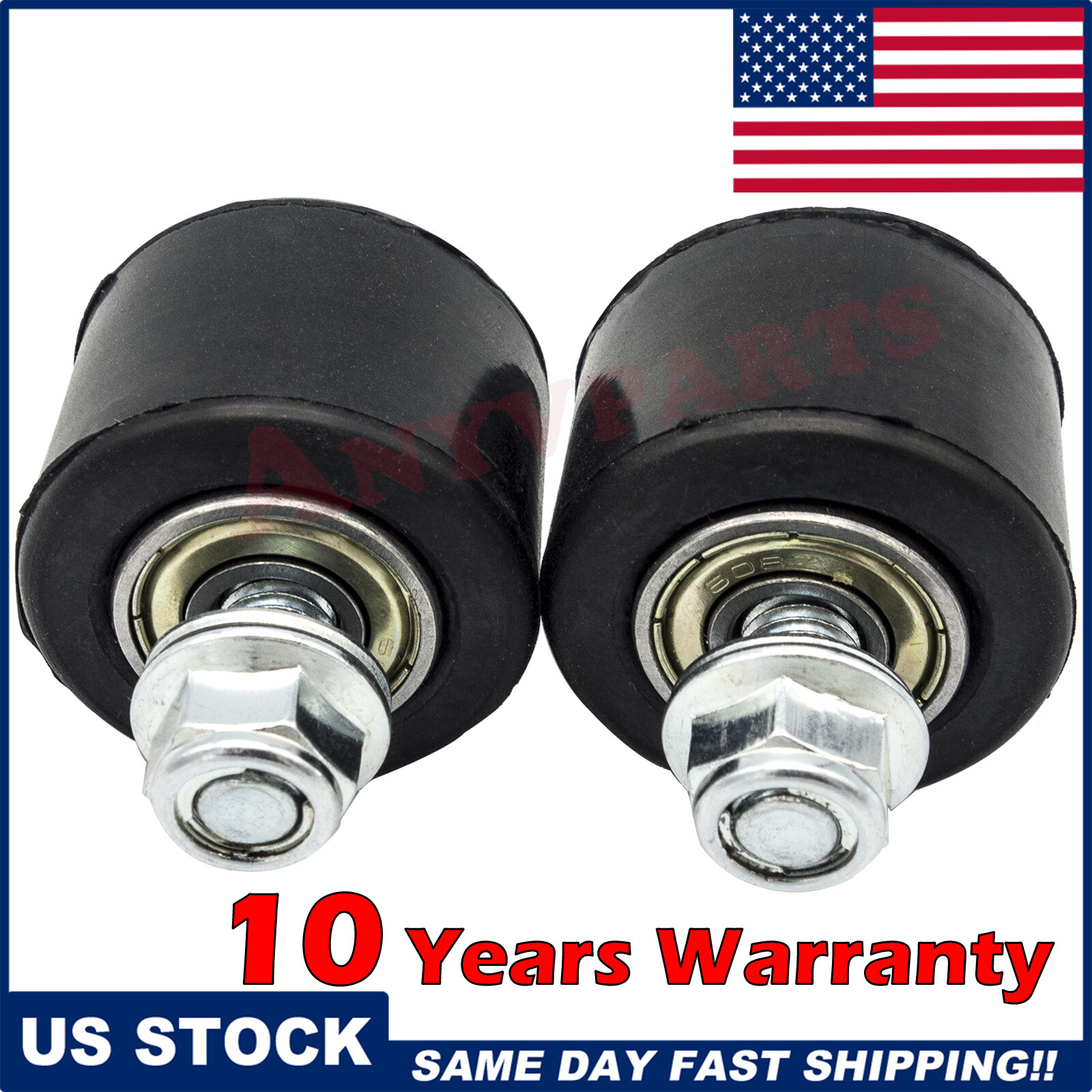 Black High Performance ATV Chain Roller Set For Yamaha YFZ 350 Banshee 20-1000-3